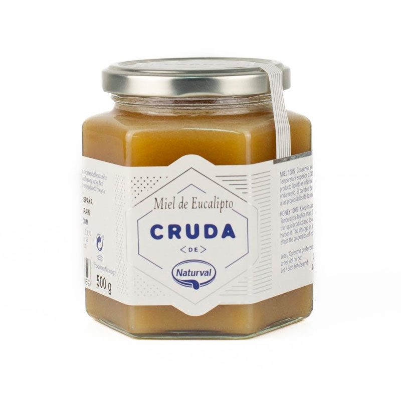 miel cruda eucalipto 500g