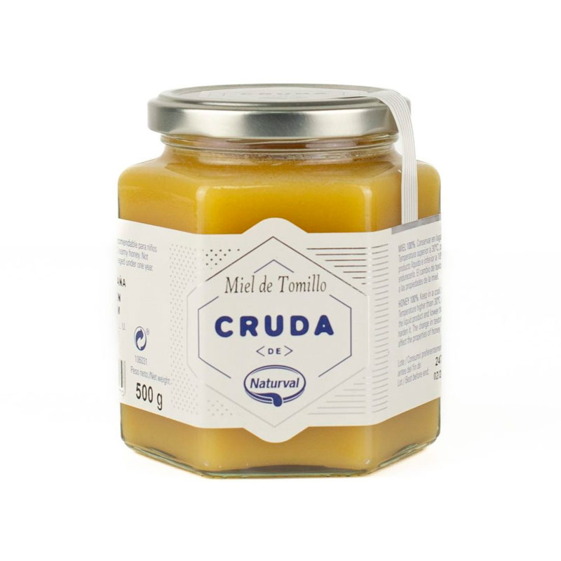 miel cruda tomillo 500g
