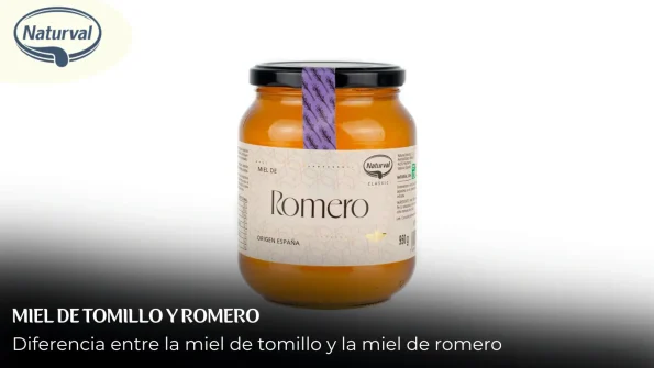 diferencia entre la miel de tomillo y miel de romero